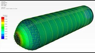 Hydrogen Storage design: Simulating Composite Tanks