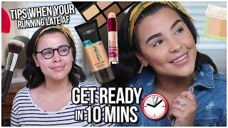 10 MINUTE BACK TO SCHOOL Makeup Tutorial Using Drugstore Products 2018! | MakeupByAmarie