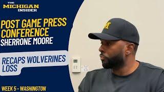 Michigan coach Sherrone Moore recaps Wolverines' loss to Washington