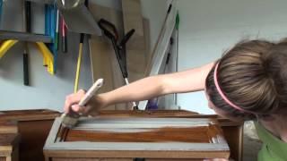 Pretty Distressed™ Annie Sloan Chalk Paint® Tutorial #1 - Prepping and Painting 1st Coat