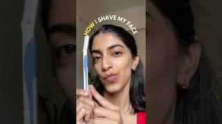 How to SHAVE the face for a POLISHED and CLEAN look  #Youtubeshorts #shortsfeed #FaceShaving