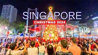 Singapore Christmas 2024 | Orchard Road To Marina Bay Sands | 4K HDR Travel Video 