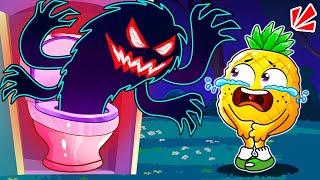 Monster In The Toilet Song  | Funny Kids Songs by YUM YUM Canada Kids Songs