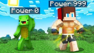 How JJ Became STRONG ? Weak Mikey vs STRONG JJ Speedrun ! - Minecraft (Maizen)