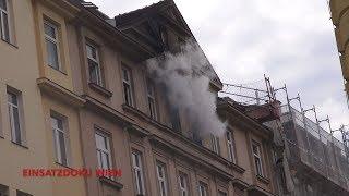 Zimmerbrand in Wien Favoriten