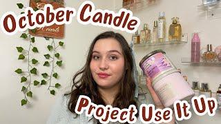 OCTOBER CANDLE PROJECT USE IT UP || BATH & BODY WORKS