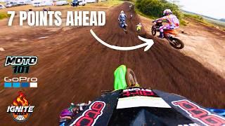 HUGE CRASH FIGHTING FOR THE BRITISH MX2 CHAMPIONSHIP!