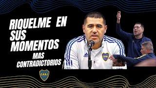 LAS DECLARACIONES DE JUAN ROMAN RIQUELME MAS POLEMICAS QUE HAN HECHO ENOJAR AL HINCHA DE BOCA.