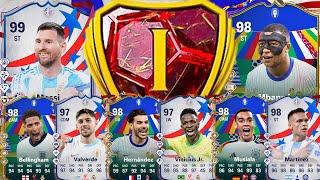 I PACKED 10 TEAM OF THE TOURNAMENT PLAYERS!  MY RANK 1 CHAMPS REWARDS - FC 24 Ultimate Team