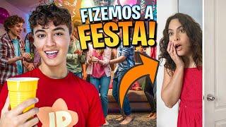 Fiz uma festa escondido dos meus pais - Família Maria Clara e JP