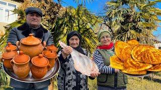 TRADITIONAL AZERBAIJAN DISH "PITI" | LAMB SOUP | RELAXING VILLAGE LIFE