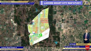 MapStudySeries Lahore Smart City Map In-Depth Analysis. What Plots Are Best on LSC New Master Plan