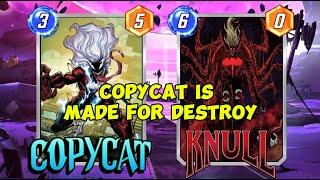 Copycat actually works with destroy! | Marvel Snap