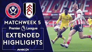 Sheffield United v. Fulham | PREMIER LEAGUE HIGHLIGHTS | 10/18/2020 | NBC Sports