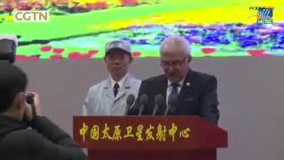 Marcos Pontes comemora lançamento de satélite desenvolvido pelo Brasil e a China