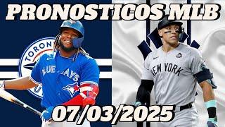  PRONÓSTICOS Y PARLAYS MLB 07/03/2025 SPRING TRAINING PARLAY