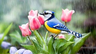 Morning Birds & Rain Sounds ️ Relaxing Music to Unwind and Ease Your Mind️️️