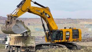 Caterpillar 6015B Excavator Loading Trucks with 2 Passes - Sotiriadis Mining Works