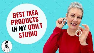 Best Ikea Products for Organization in the Chatterbox Quilts' Studio