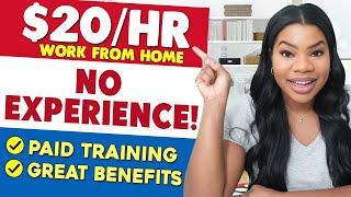 Work From Home Jobs: Earn $20/HOUR with NO Experience Required!