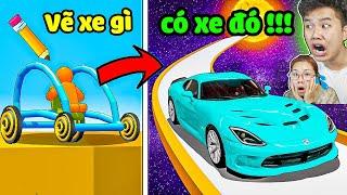 Vẽ xe gì có xe đó để vượt thử thách trong Draw & Break It