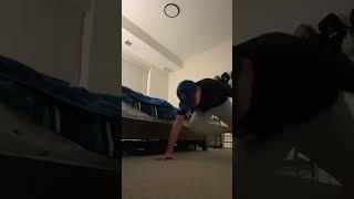 Still had to Miss a Knee to keep Up, but Progress!! Push Up Routine - Day 37