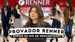 PROVADOR RENNER, NOVA COLEÇÃO COM 15% DE DESCONTO, IMPERDÍVEL 