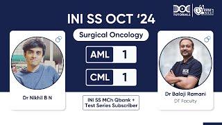 INI SS MCh Surgical Oncology Dr Nikhil B N, CML - 1 & AML - 1 | Success Story with Dr Balaji Ramani