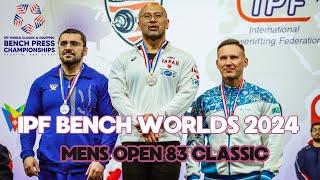 MENS OPEN 83 CLASSIC / IPF BENCH PRESS WORLDS 2024