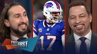 Is Josh Allen the NFL’s top QB & are the Bills serious AFC contenders? | NFL | FIRST THINGS FIRST