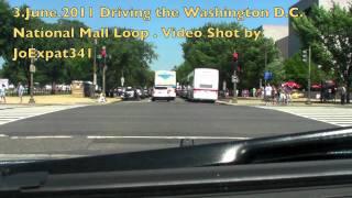 Driving Around Washington D.C. Natl Mall Loop