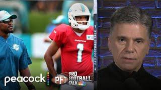 Brian Flores handles ‘terrible person’ remark with grace | Pro Football Talk | NFL on NBC