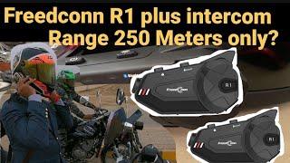 FREEDCONN R1 PLUS || Helmet Intercom Range Test with Two Rider's || Freedconn R1 Camera intercom