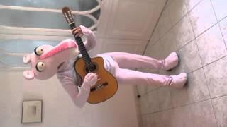 THE PINK PANTHER (PANTHERE ROSE) PLAY THE GUITAR BY CHRISTOPHE PAILLET