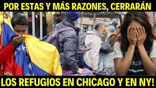 POR FIN CERRARÁN LOS REFUGIOS EN NUEVA YORK Y CHICAGO!