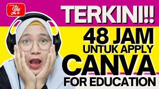 TERKINICARA BARU APPLY CANVA FOR EDUCATION | EMEL MOE-DL (DELIMA)