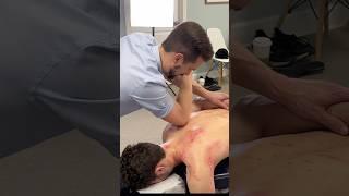 No Pain No Gain! Intense Deep Tissue & *Cracks* Get Relief! #chiropractor #shorts