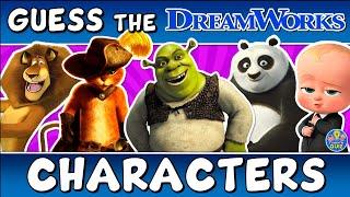 Guess the "DREAMWORKS CHARACTERS" QUIZ! | Movie Quiz/Triva/Challenge