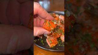 Honey Garlic Butter Salmon Bites