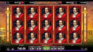 Versailles Gold   Insane Bonuses With Retriggers From Retrigger! 