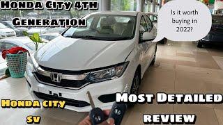 2022 Honda City SV 4th Generation|Most Detailed Walkaround and Review |Is it worth buying in 2022?