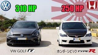 VW Golf R mk 7.5  Civic Type R FD2 - TSI / K20A 