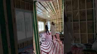 54 день строительства, параллельно начинаем строить баню #домильон #стройка #каркасныйдом #баня