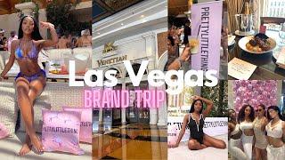 LAS VEGAS TRAVEL VLOG | MY FIRST EVER! INFLUENCER BRAND TRIP w/ PRETTYLITTLETHING 