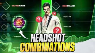 Best Character Combinations For Br Rank & Cs Rank || Best Headshot Character Combination