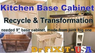 Kitchen Base Cabinet  Recycle - Transformation Dıy ustaTV -USA