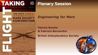 Engineering for Mars - Bernardini/Rennie - 2021 Mars Society Virtual Convention