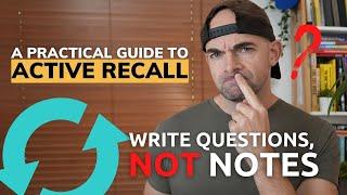 How I Got Top Grades in Medical School Using Active Recall ️ A Practical Guide