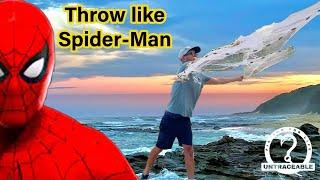 How to cast a throw net (like Spider-Man)