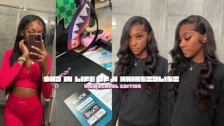 day in the life of a HAIRSTYLIST in high school|kiykindakool